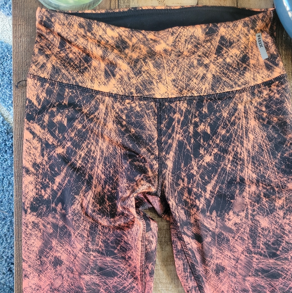 RBX Active Leggings, Purple and Orange, Women's Medium - Picture 2 of 5